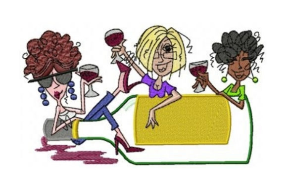 A Designer's Practical Review of the Girlfriends Wine Embroidery Design