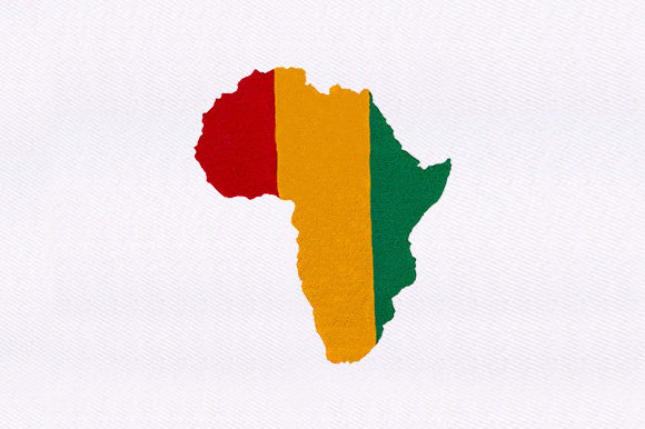 A Designer’s Review of the Colored African Map Embroidery