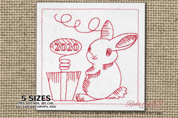 A Festive New Year Bunny Design Review