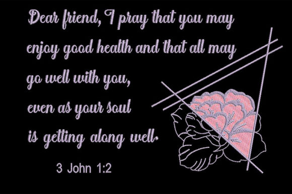 A Soft & Sweet Bible Quote Embroidery for Heartfelt Gifts