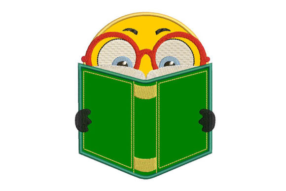 Cute Reading Emoticon Applique: A Boutique Apparel Review