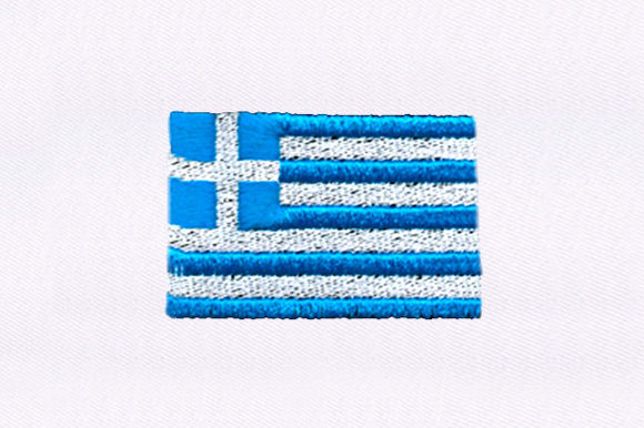 Embroidery Designer's Review of a Classic Greek Flag Design