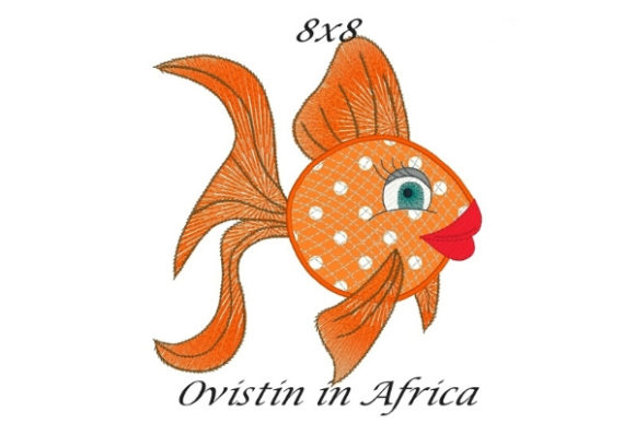 Evaluating the Orange Sassy Applique Fish Embroidery Design