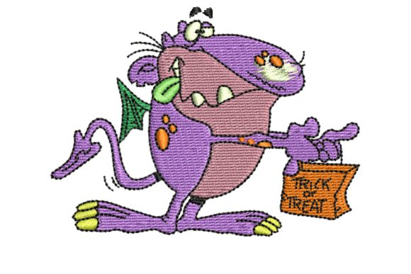 Funny Monster Embroidery: A Playful Gem for Personalized Gifts