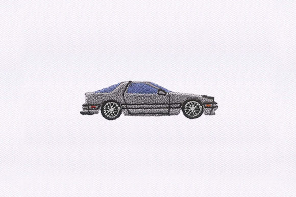 Gray Car Cap Design: A Timeless Machine Embroidery File