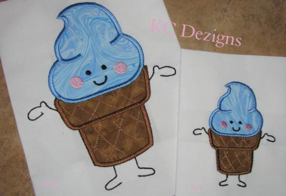 Review: Birthday Ice Cream Character Machine Applique Design