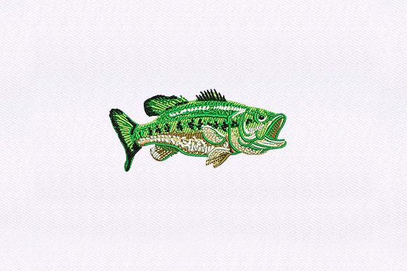 Reviewing the Largemouth Bass Embroidery Design