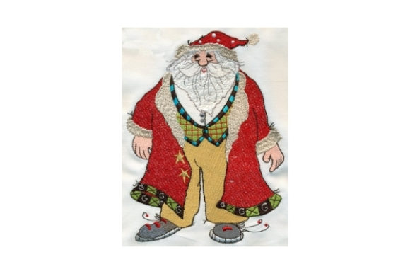 Reviewing the Sassy Father Christmas Embroidery Design for Gift Products