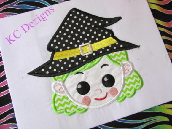 Witchy Girl: A Cozy, Premium Embroidery Design for Boutique Collections
